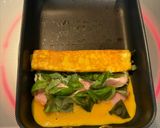 バジルが香るハムチーズ卵焼き（お弁当）作り方5写真