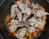 【豚バラ軟骨と人参の甘辛煮】ご飯進む！作り方8写真