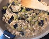 なすの肉味噌　鶏作り方6写真