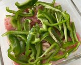 レンチン　青椒肉絲作り方3写真