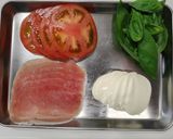 生ハムとモッツァレラのイタリアンサンド作り方1写真