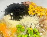 餡かけ(^^)v具だくさん豆腐ハンバーグ作り方1写真
