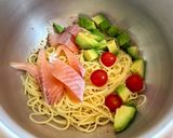 サーモンとアボカドの☆旨辛☆冷製パスタ☆作り方10写真