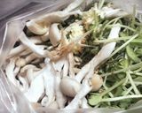 爆速🌱豆苗としめじ🍄🟫喫茶店コンソメソテー和製洋食作り方1写真