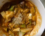 茄子椎茸キムチオムライス味豆腐八宝菜風作り方19写真