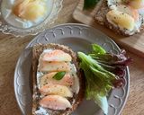 桃とクリームチーズのせ雑穀パン作り方6写真
