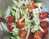煮物で余った大根で、大根とトマトのサラダ作り方7写真