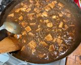 ひき肉のハッシュドビーフ豆腐作り方4写真