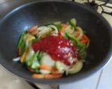 簡単美味ケチャップでトマトクリームパスタ作り方7写真