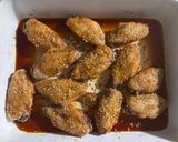 揚げ鶏手羽肉の甘辛味作り方4写真