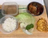 今日のおにぎらず　のり弁風作り方1写真