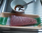 不器用まぐろステーキサラダ作り方1写真