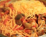 トマトとあさりのスパゲッティ作り方6写真