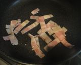 チンゲン菜とベーコンの★和風パスタ★作り方3写真