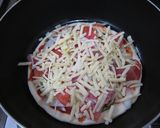 フライパンで♪生ハムピザ♪作り方6写真