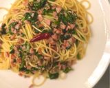 ソーセージとほうれん草の手抜き和風パスタ作り方4写真