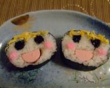 お顔の巻き寿司(^▽^)作り方13写真