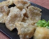 おうち居酒屋♪〜鶏皮の唐揚・おろしポン酢作り方6写真
