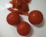 まるごとトマトの和風だし煮作り方1写真