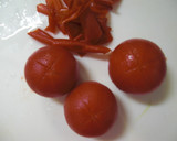 まるごとトマトの和風だし煮作り方1写真