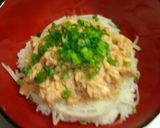 超簡単！休日のお昼や一人ご飯にツナで丼♡作り方5写真