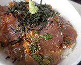 食べるラー油でちょこっとピリ辛鉄火丼作り方3写真