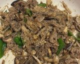 【米必須】牛肉とキノコのオイスターソース炒め作り方7写真