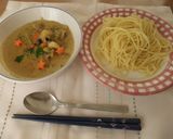 やさしい味☆ミルクカレーつけ麺作り方4写真