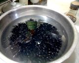 黒豆<レンコン、こんにゃく、甘栗入り>作り方1写真