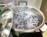 黒豆<レンコン、こんにゃく、甘栗入り>作り方3写真