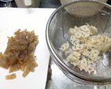 黒豆<レンコン、こんにゃく、甘栗入り>作り方5写真