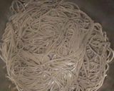 変わり蕎麦、汁無しナムル風ミョウガそば。作り方6写真