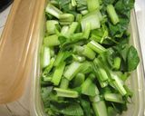 青菜☆冷凍作り方1写真