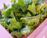 ルクエで作る！菜の花のごまマヨネーズ和え作り方1写真