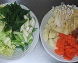☆野菜がおいし～みそ鍋☆作り方1写真