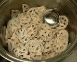 ほんのりピンクのれんこん甘酢漬け作り方4写真