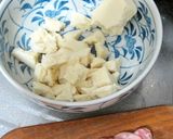 ちぎり高野豆腐のポテサラ作り方1写真