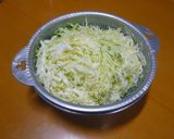 ☆　焼肉屋さんのキャベツサラダ　☆作り方1写真