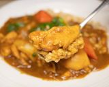 菜の花チキンカレー作り方13写真