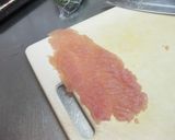 鶏のささみで明太チーズ♪作り方1写真