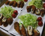 鶏のささみで明太チーズ♪作り方5写真