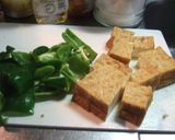 豚肉と厚揚げの甘辛ｍｉｘ☆作り方1写真