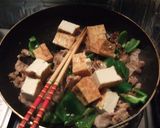 豚肉と厚揚げの甘辛ｍｉｘ☆作り方3写真