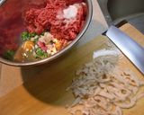菜花とヒジキ入りのメンチカツ♪練味噌添え作り方1写真