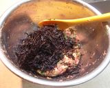 菜花とヒジキ入りのメンチカツ♪練味噌添え作り方2写真