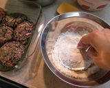 菜花とヒジキ入りのメンチカツ♪練味噌添え作り方3写真
