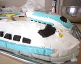 新幹線のケーキ❤（500系＆700系）作り方7写真