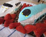新幹線のケーキ❤（500系＆700系）作り方12写真