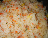 炊飯器が作ってくれる☆エビピラフ♪作り方5写真