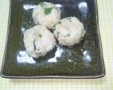青じそとじゃこのおにぎり作り方4写真
